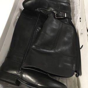 Marc Fisher wide calf leather boots womens size 7